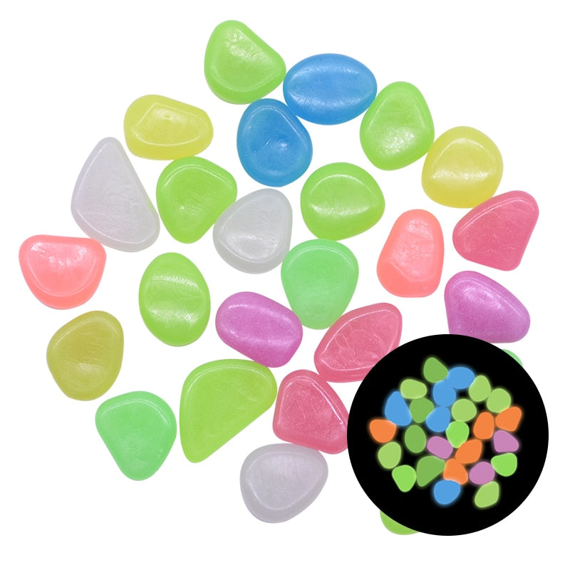 Glow in the Dark Garden Pebbles-Tay's Goodies