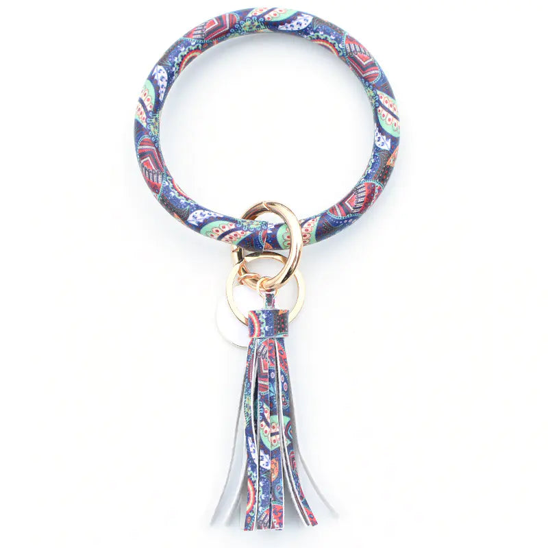 Pure Leather Tassel Pendant Bracelet-Tay's Goodies