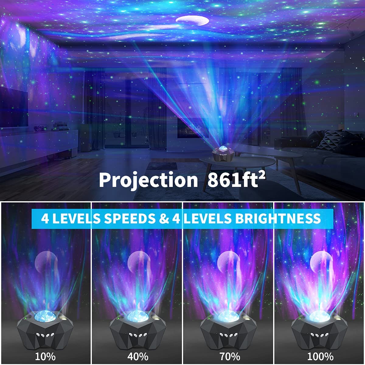 Northern Lights Star Projector-Tay's Goodies