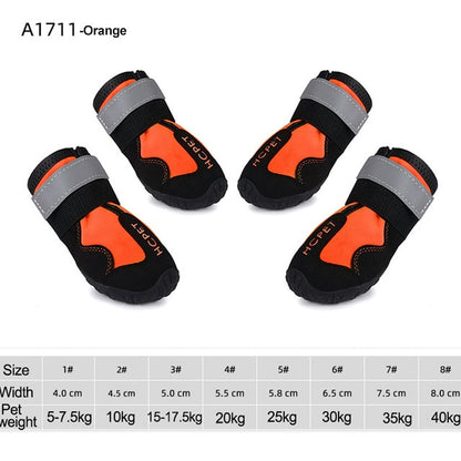 Waterproof Reflective Dog Boots-Tay's Goodies