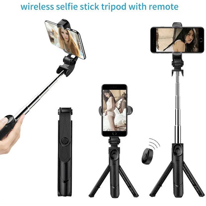 Bluetooth Selfie Stick and Phone Tripod Stand-Tay's Goodies