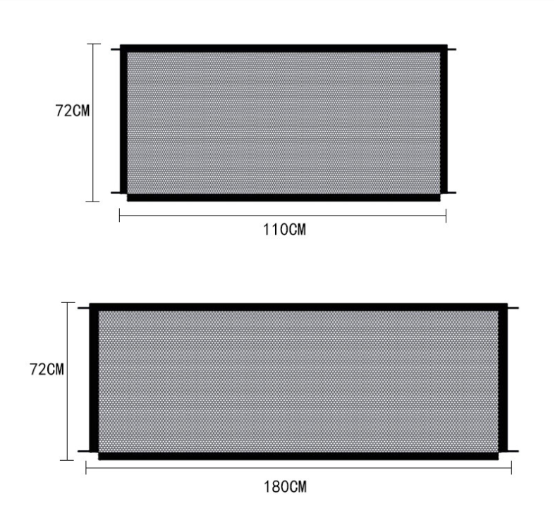 Black Foldable Protection Pet Safety Gate-Tay's Goodies