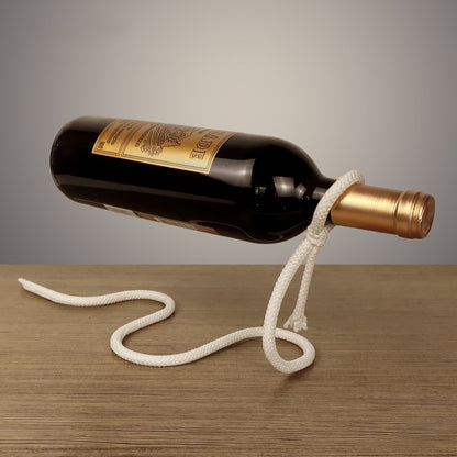 Suspended Rope Wine Bottle-Tay's Goodies