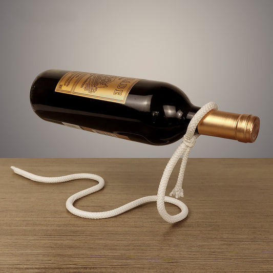 Suspended Rope Wine Bottle-Tay's Goodies