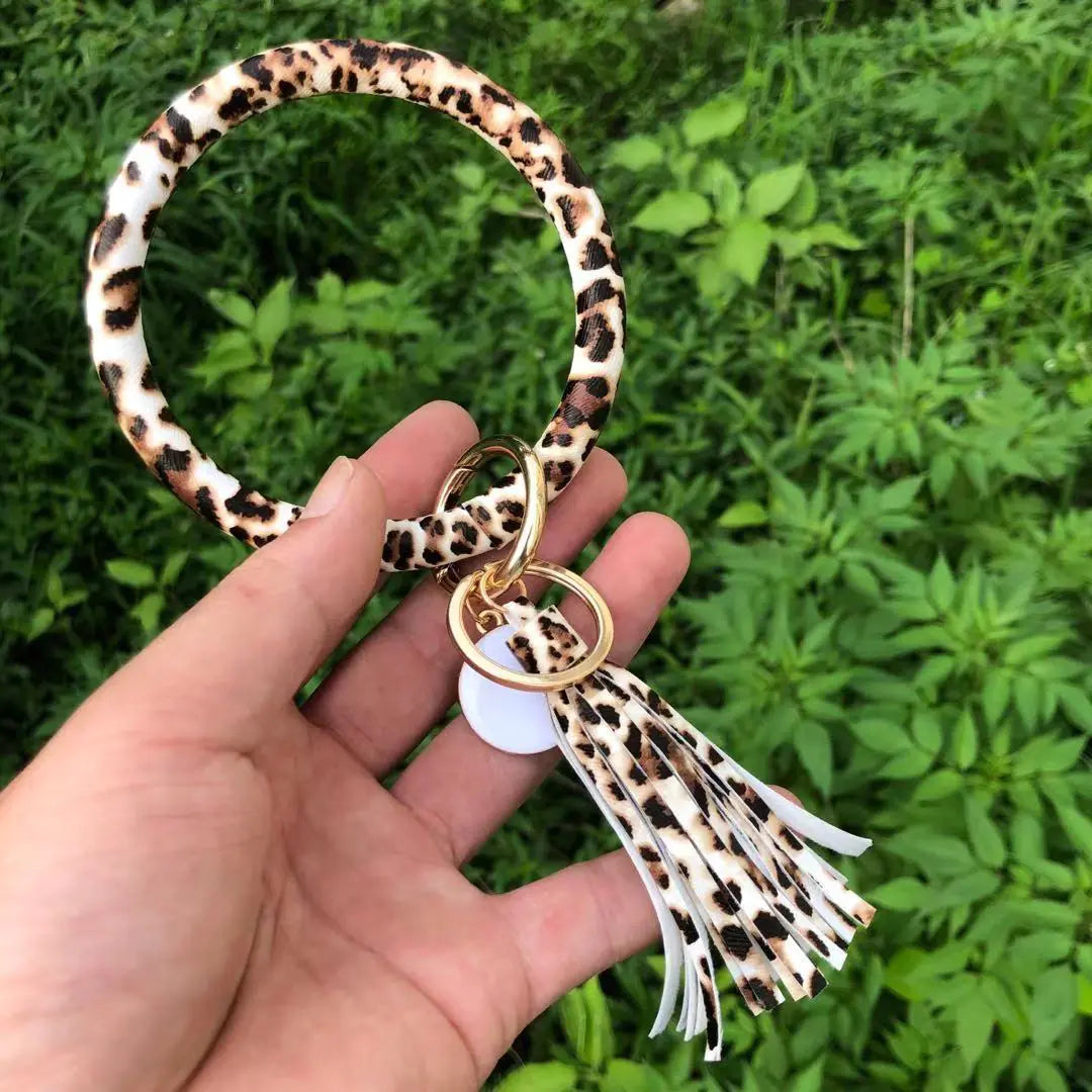 Pure Leather Tassel Pendant Bracelet-Tay's Goodies